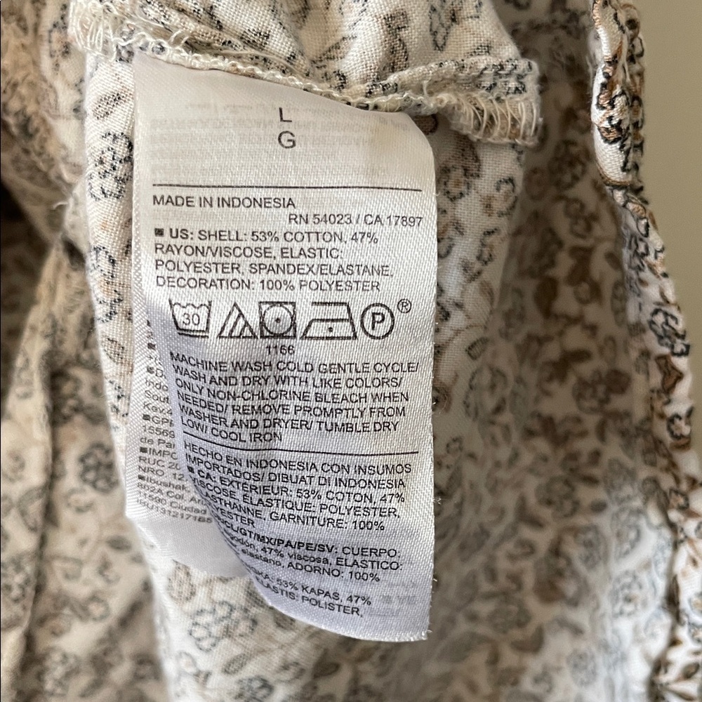Old Navy|Floral Print Peasant Style Dress|Large|EUC - Picture 8 of 8